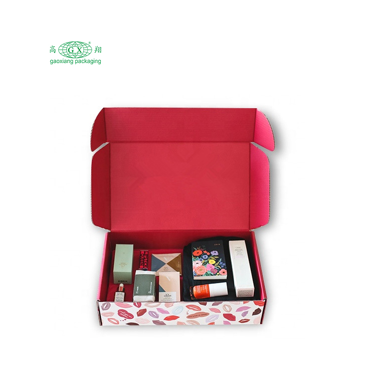 Großhandel benutzerdefiniertes Logo Wellpappe Box faltbare Kosmetikverpackung Box Subdcription Versand Mailer Box