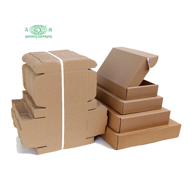 Hochwertige bedruckte Papierverpackungen Kartons Neupreis kundenspezifische Verpackungen aus Kraftpapier