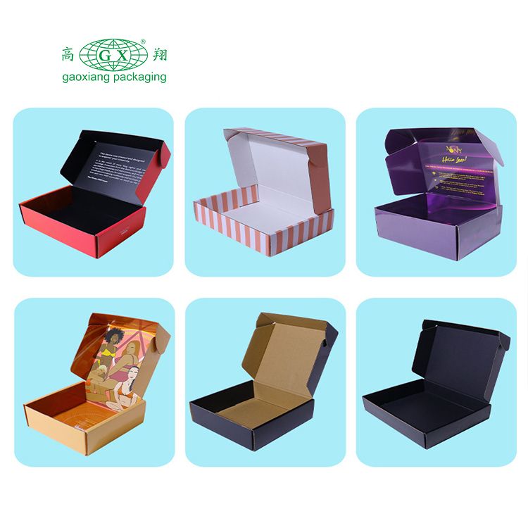 Großhandel benutzerdefiniertes Logo Wellpappe Box faltbare Kosmetikverpackung Box Subdcription Versand Mailer Box