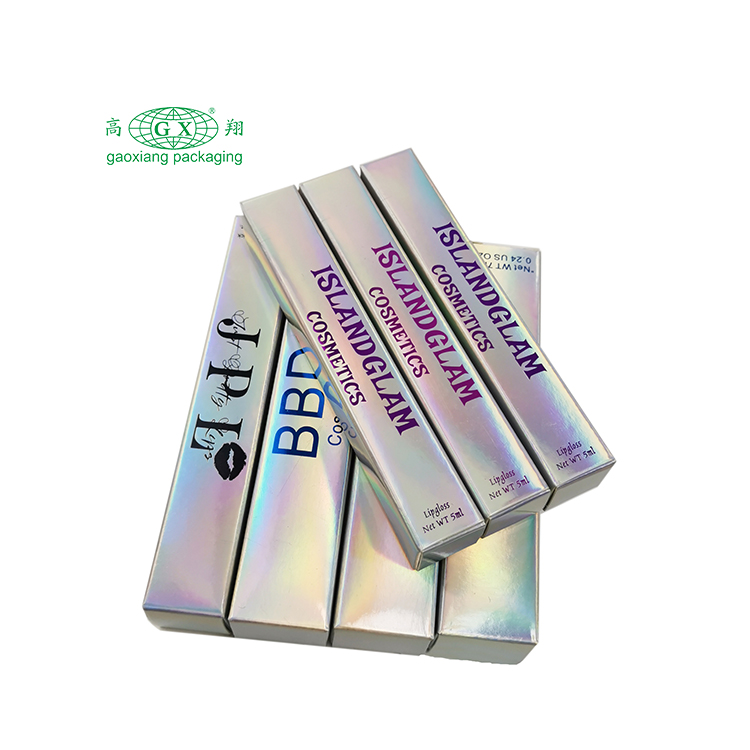 Großhandel kundenspezifische Luxus-Lipgloss-Tubenverpackungspapierboxen mit Logo