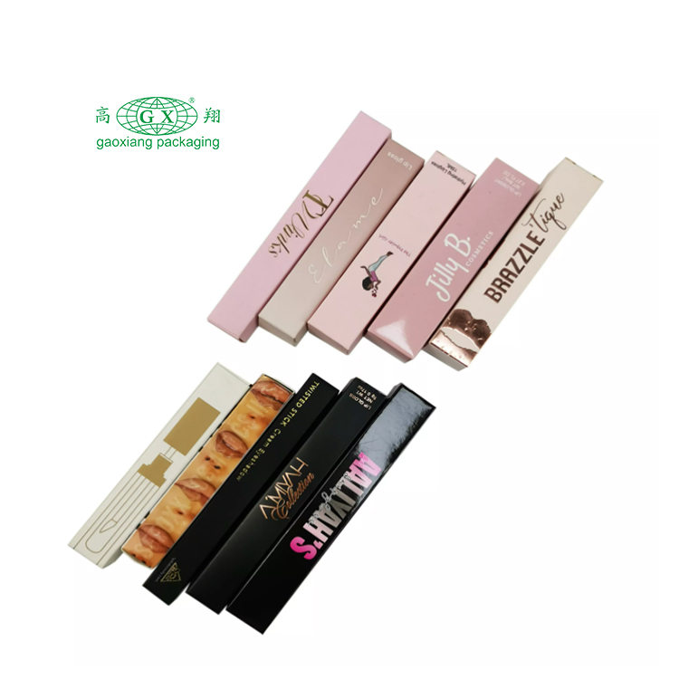 Großhandel kundenspezifische Luxus-Lipgloss-Tubenverpackungspapierboxen mit Logo