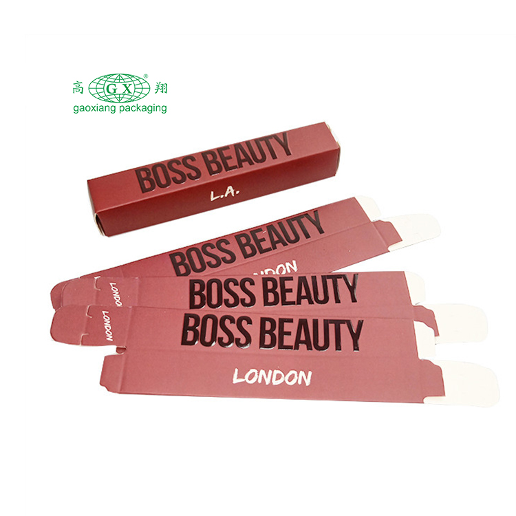Großhandel kundenspezifische Luxus-Lipgloss-Tubenverpackungspapierboxen mit Logo